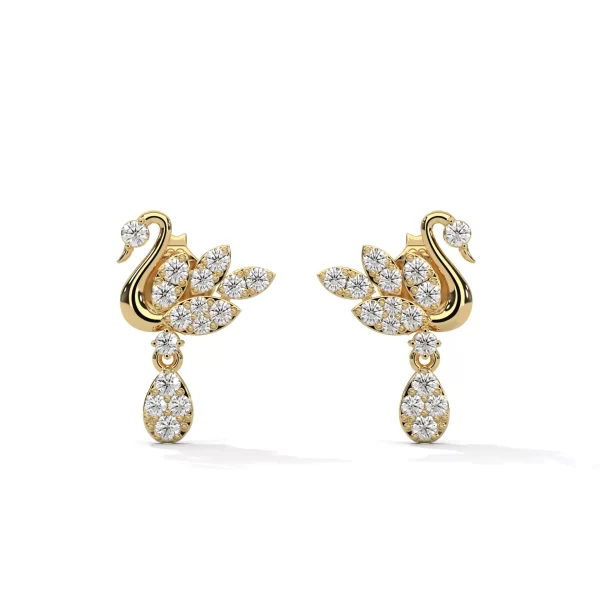 Swan Inspired H&A Diamond Studs - Image 3