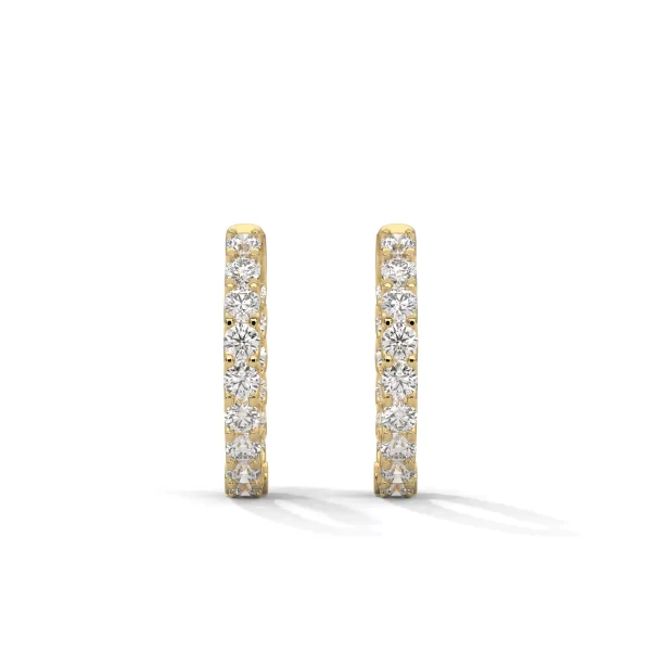 Floating Eternity H&A Diamond Hoop Earring - Image 3