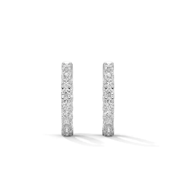 Floating Eternity H&A Diamond Hoop Earring