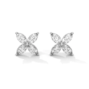 Classic Marquise Diamond Studs