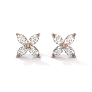 Classic Marquise Diamond Studs