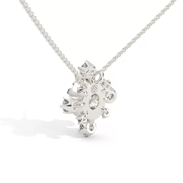 Snowflake Inspired H&A Diamond Necklace - Image 5