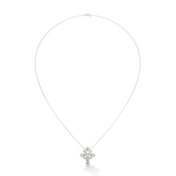 Snowflake Inspired H&A Diamond Necklace - Image 4