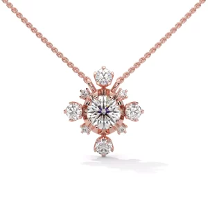 Snowflake Inspired H&A Diamond Necklace