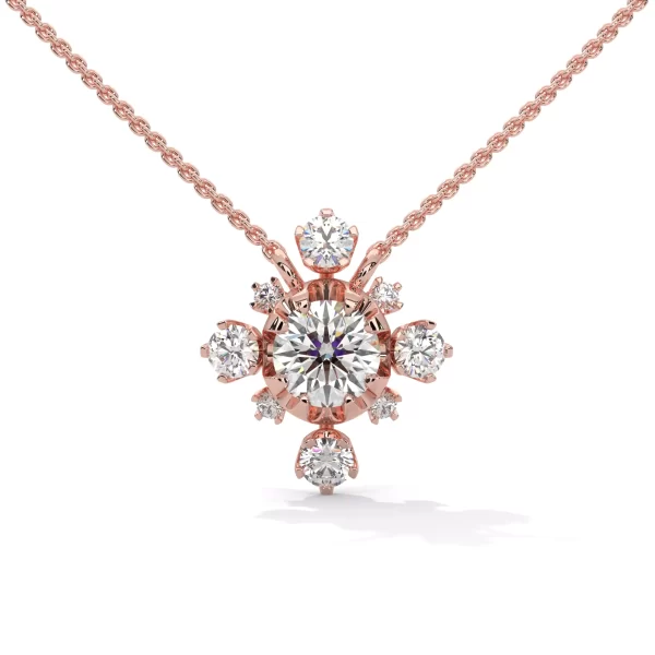 Snowflake Inspired H&A Diamond Necklace - Image 2