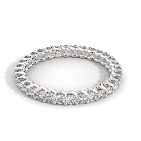 U-Shape Eternity Band H&A Diamond Ring - Image 4