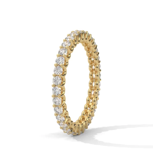 U-Shape Eternity Band H&A Diamond Ring - Image 3