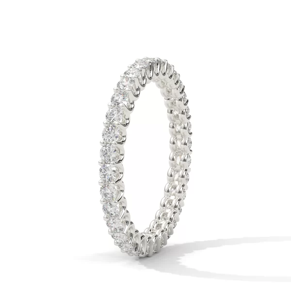 U-Shape Eternity Band H&A Diamond Ring - Image 5