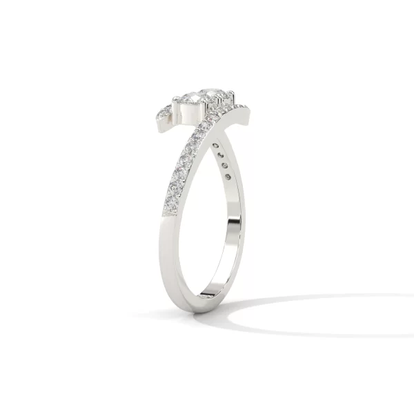 Two-Center Stone H&A Diamond Ring - Image 6